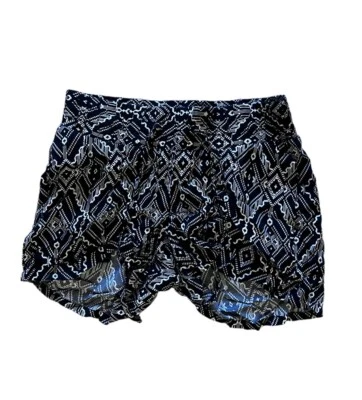 MAMA H&M 6 码女式几何图案轻便短裤拉绳 — 第 1/4 张图片