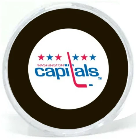 Washington Capitals 1974 Inaugural NHL Season Vintage Puck (in Display Tube) Cover