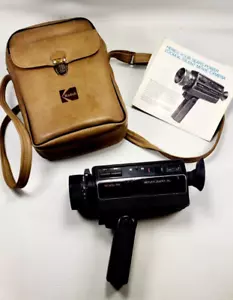Vintage Sears 156 Reflex Zoom XL 8 MM Filmkamera ungetestet mit Kodak Tasche mit Handbuch - Bild 1 von 15