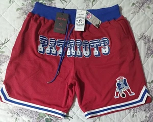 Just Don New England Patriots Mitchell & Ness Throwback NFL Shorts SMALL ~ NWT - Picture 1 of 4