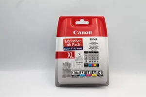 PGI-570XL CLI-571 Canon Multipack Ink Cartridge For Canon PIXMA MG7750 Printer - Picture 1 of 2