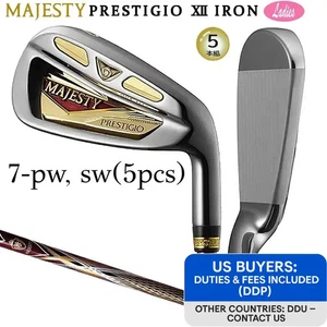 Ladies Majesty Prestigio XII 12 Iron Set 7-pw, sw 5pcs L-Flex TL750 Graphite - Picture 1 of 10