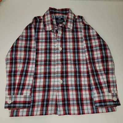 Izod Long Sleeve Plaid Toddler Button Up Size 18 M - Изображение 1 из 3