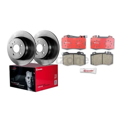 3 件前盘式制动垫套装盘式制动转子适用于 2003 梅赛德斯-奔驰 CL500 S430 — 第 1/4 张图片