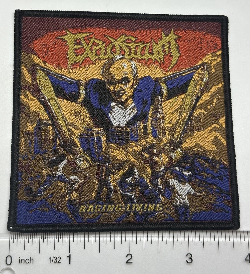 Explosicum Raging Living Black Border Woven Patch  - Image 1 of 1