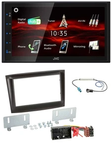 JVC USB Bluetooth MP3 DAB 2DIN Autoradio für Fiat Doblo ab 2015 schwarz - Bild 1 von 9