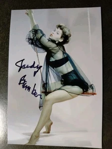 FOTO AUTÓGRAFA FIRMADA A MANO POR JUDY BAMBER 4X6 - MODELO PIN-UP Y ACTRIZ SEXY - Imagen 1 de 3