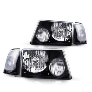  Headlight Assembly Replacement for 2001-2011 Ranger Headlight Black-Clear - Picture 1 of 8