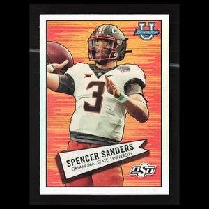 Tarjeta de fútbol americano refractor Bowman Spencer Sanders #52BF-15 2022 Bowman U 1952 NFL - Imagen 1 de 4
