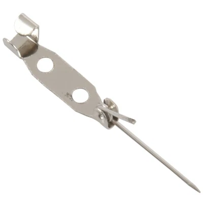 30 Brooch Bar Backs Safety Pins Catch Findings Small 20mm D3Z66107 - Image 1 of 4
