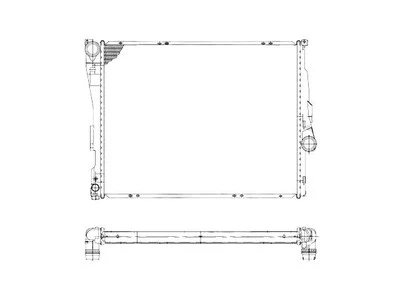 For 1998-1999 BMW 323is Radiator 43311JDSC 2.5L 6 Cyl - Image 1 of 2