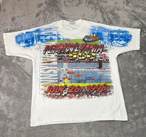 Vintage 1998 Nascar Pennsylvania 500 All Over Print T-Shirt (XL) Chase Tag  - Picture 1 of 8