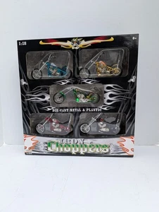 Motormax Iron Choppers Motorcycle 1:18 Die Cast Plastic Custom Toys Set of 5 - Picture 1 of 13
