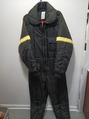 Traje de nieve y capucha vintage JC Penney para hombre grande/alto negro ropa de moto de nieve  Foto 1 de 4