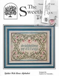 Spider Web Rose Alphabet by Sweetheart Tree cross stitch pattern - Picture 1 of 1
