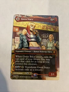 Tarjeta Gwen Stacy sin bordes sin lámina #0202 Magic The Gathering - Imagen 1 de 10
