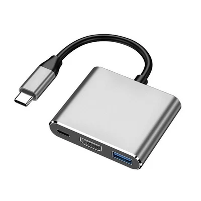 USB C HUB Typ C Adapter zu USB 3.1 HDMI TV 4K PD Kabel für Samsung Macbook Pro - Bild 1 von 4