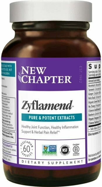 New Chapter Zyflamend Whole Body Pain Relif Supplement Capsules - 60 Count - Image 1 of 1