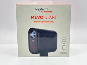AS-IS Logitech Mevo Start, Wireless Live Streaming Camera, 1080p HD Video Black - Photo 1/14
