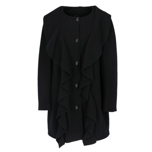 Moschino Cappotto Donna Vintage Col. Nero Taglia 48 IT 2000s Coat