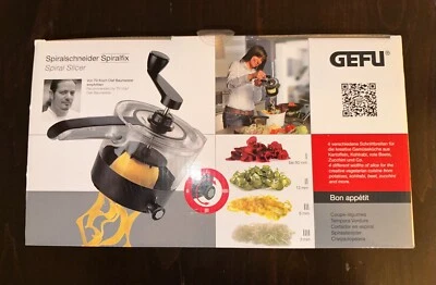 Brand New Sealed Crate & Barrel GEFU Spirelli 2.0 Spiral Slicer w/ Instructions  - Image 1 of 4