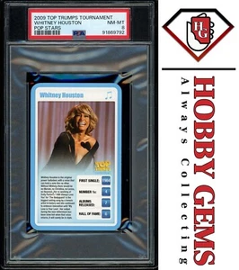 WHITNEY HOUSTON PSA 8 2009 Top Trumps Tournament Pop Stars - Picture 1 of 2