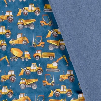 Softshell Baufahrzeuge, indigoblau - Bild 1 von 3