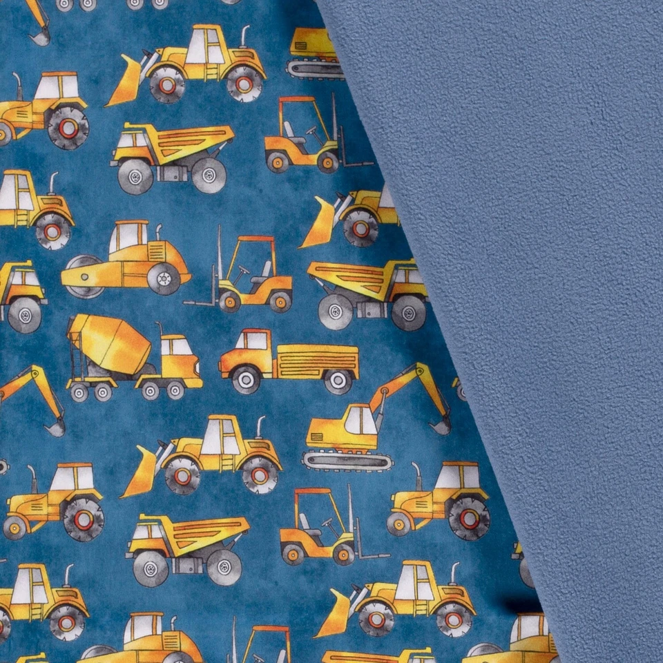 Softshell Baufahrzeuge, indigoblau - Bild 1 von 3