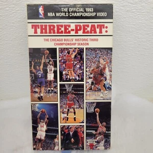Vintage Chicago Bulls Three Peet 1993 NBA World Championship Video VHS - Picture 1 of 3