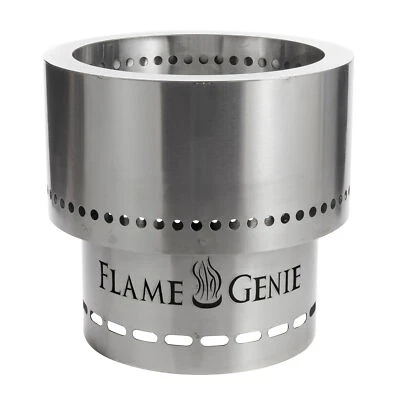 Flame Genie FG-16-SS 13,5 pulgadas pozo de fuego libre de humo con ceniza, acero (caja abierta) Foto 1 de 4
