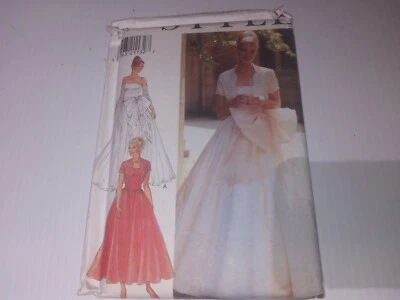 STYLE 2901 Misses 8-18 Bridal Gown Bridesmaid Wedding Dress VTG pattern UNCUT FF - Image 1 of 2