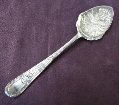 DANIEL & ARTER Cuchara de Conservación Tazón Grabado Electro Nevada Sin Monograma Foto 1 de 4