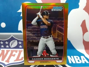 ⚾️2021 Bowman Sterling Recollections Gold 17/50 Xander Bogaerts #SR-XB - Picture 1 of 3
