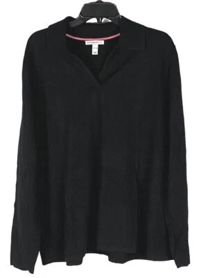 Isaac Mizrahi Womens Live Swing Pullover Sweater with Collar Size XL — 第 1/4 张图片