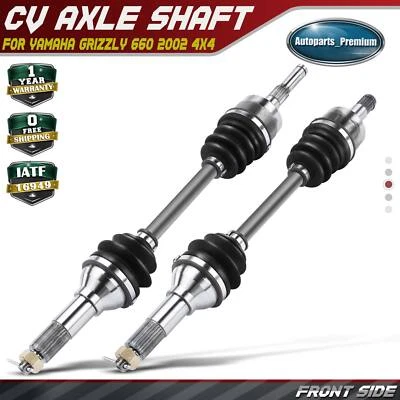 Conjunto de eje CV para conductor delantero y pasajero 2 piezas para Yamaha Grizzly 660 2002 4x4 Foto 1 de 4