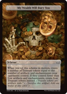 Magic The Gathering My Wealth Will Bury You - Duskmourn: House of Horrors Commander Archenemy - Imagen 1 de 1