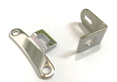 Nickel plated Banjo Tailpiece Bracket L and T shape each 1 piece - Image 1 of 3