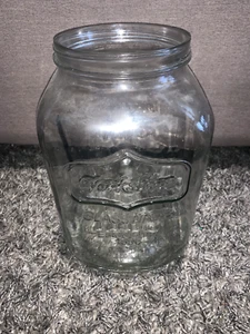 Large Yorkshire Glassware Jar - 10" Clear Glass (Mason-Style) - Picture 1 of 7