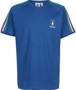 T-shirt Adidas Originals Italia/Italia Calcio 3 strisce - Small - Foto 1 di 5