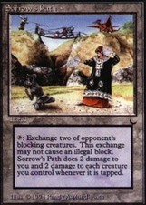 1x Sorrow's Path Moderate Play, English The Dark MTG Magic