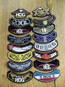 HARLEY DAVINSON HOG CLOTH PATCHES NEW LOT OF 16 - Picture 1 of 3