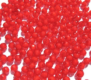 Grosella Roja - Cuentas Acrílicas Forradas en Color Facetadas 32/0 Craft Medley - Imagen 1 de 6