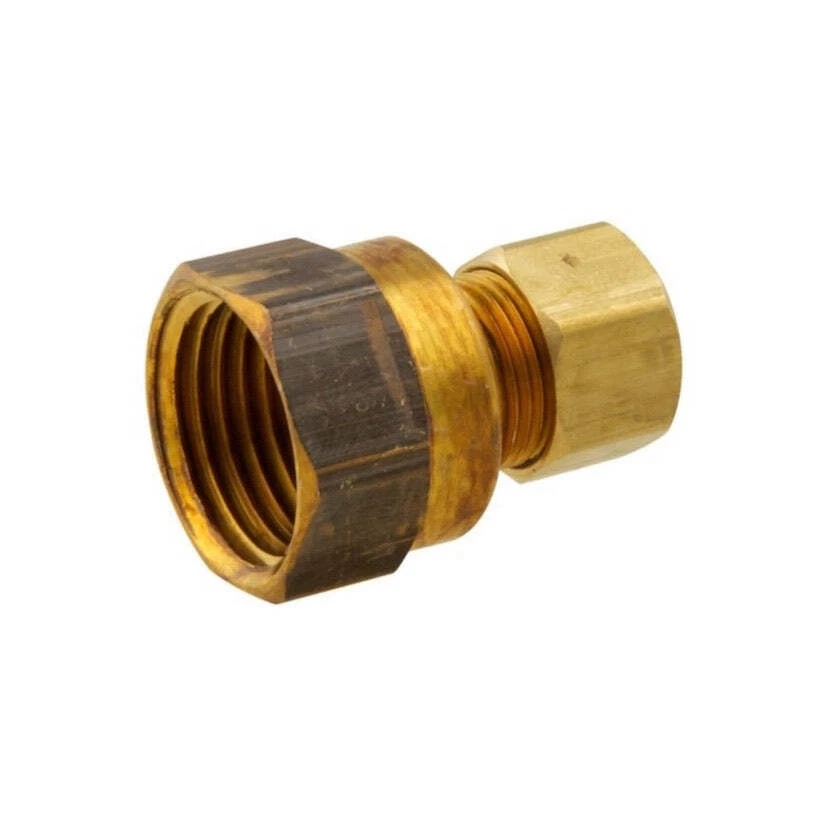 ProFlo PFXFCUCDN Brass 3/8" OD Compression x 1/2" FIP LF Compression Adapter - Image 1 of 1