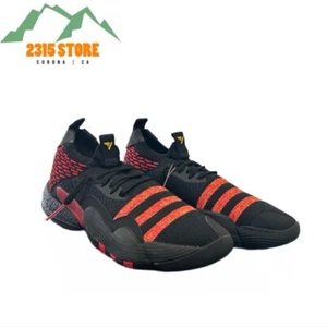 Scarpe da basket Adidas Trae Young 2 Low Hawks nere/rosse HQ0986 taglia 10,5 nuove con etichette - Foto 1 di 7