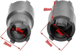 20mm 24mm Clutch Lock Nut Combo Spanner Socket Tool Honda CX500 CX500TC 1982 - Bild 1 von 6