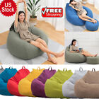 Extra Large Bean Bag Chair Sofa Cover Lazy Lounger Cushion Case Game Couch Seat