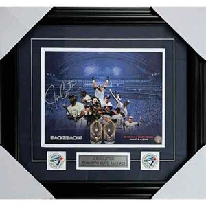 Joe Carter Framed Autographed Toronto Blue Jays 8X10 Photo (Back2Back) - Bild 1 von 1