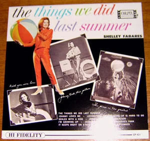 SHELLEY FABARES - Things we did last Summer! LP - Picture 1 of 1