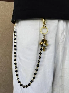Pants Belt Beads Chain Cross Punk Style Hip-Hop Style Decoration Unisex Jewelry - Picture 1 of 24