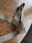 66' woven braided trim cream taupe 3/4'w unique weave